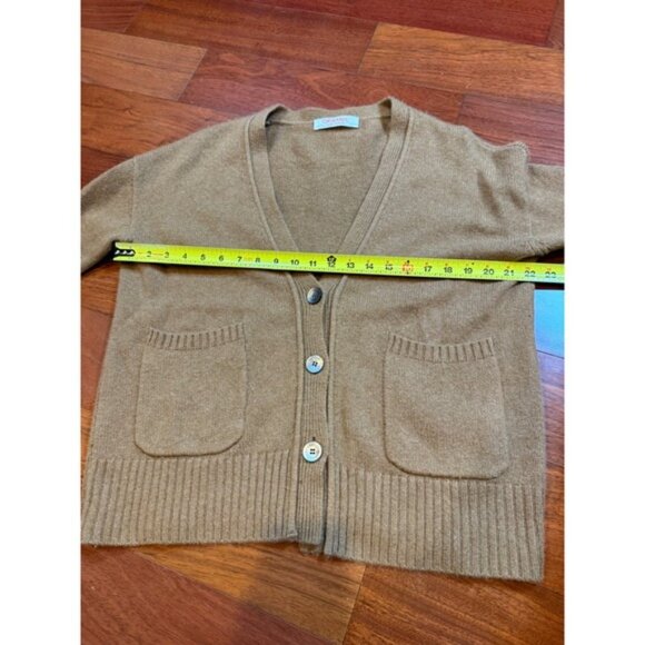 Organic by John Patrick Baez Cashmere Cardigan Sweater | Brown | Size Small - Picture 12 of 13